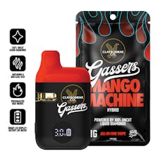 Claybourne Co. | Gassers | Mango Machine | Liquid Diamonds AIO 1g