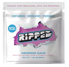 Ripped | Wedding Cake Infused Ground Flower | 14g