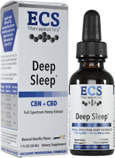 ECS Therapeutics | Vanilla Deep Sleep Liquid | 750mg CBD : 300mg CBN | 30mL