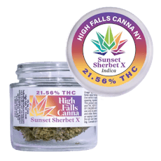High Falls Canna | Flower | Sherbet X | Hybrid | 3.5g