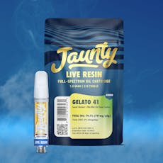 Jaunty | Gelato 41 Live Resin Vape Cartridge | 1g