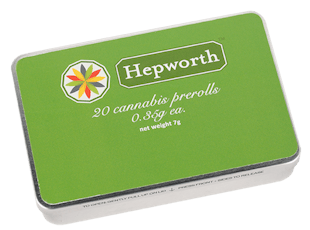 Hepworth | Green Crack Kush Prerolls 20pck | 7g