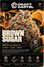 Craft Cartel | Brown Sugar Flower | 3.5g