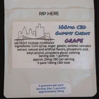 100MG CBD GUMMY CHEWS Grape Flavor - LOCAL DELIVERY AND MAIL ORDER AVAILABLE - call for details