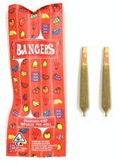Bangers 2 Pack Diamond & Kief Infused Pre Roll - Alien Sour Apple