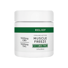 1:1 CBD:THC 3 oz. Muscle Freeze Balm - Balm