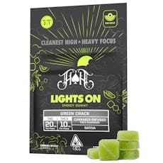 Lights On - Green Crack THCV Gummies - Lights On - Green Crack THCV Gummy Pack