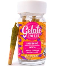 Lolli's 5pk Infused Preroll .6g - Saturn OG