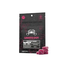 Midnight Cherry | Indica - Lights Out Sleep Gummies - 100mg THC | 100mg CBN - G0023A
