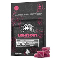 Lights Out: Midnight Cherry CBN Gummies - Midnight Cherry Gummy