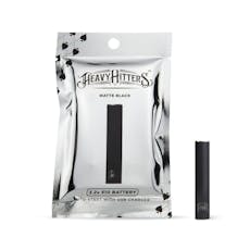 Buttonless Matte Black - 510 Thread Battery - Battery