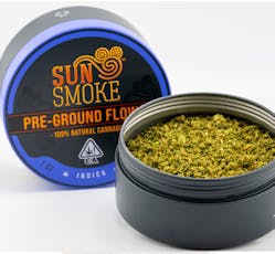 SunSmoke Pre-Ground Flower Ounce 28g - Sativa BLEND