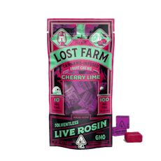 Lost Farm Live Rosin Cherry Lime "GMO" Chews - 10 Gummies