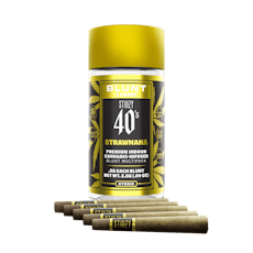 STIIIZY - Strawnana 40s 5 Pack Blunts 2.5g - STIIIZY - Strawnana 40s 5 Pack Blunts 2.5g