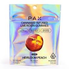 Heirloom Peach (H) Rosin Gummies - Heirloom Peach (H) Rosin Gummies