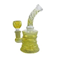 6" Water Pipe - Yellow - 6" Waterpipe Yellow
