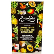 Sour Tropical Fruit CBD Fruit Chews - Sour Tropical Fruit CBD
