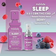 moods Oral Spray - Sleep Berry CBN/THC/CBD 3:2:1