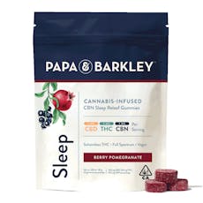 Sleep Berry Pomegranate CBN Gummies - 100mg - Berry Pomegranate CBN