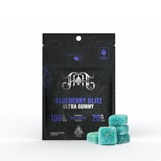 ***Blueberry Blitz Gummies - 100mg - 5 Pack Sativa Gummies
