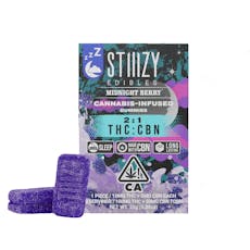 Midnight Berry 2:1 Sleep Gummies (Thc:Cbn) (100Mg) (10Pk)