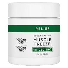 CBD 600mg Relief Muscle Freeze (3oz) - Freeze (3oz)