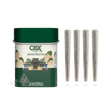 Grand Master Pre Roll 4 Pack - 2g
