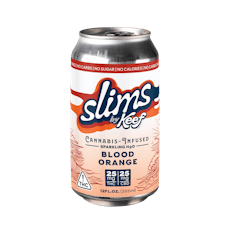 Keef Slims: Blood Orange Sparkling H2O 25mg THC: 25mg CBD - 12oz