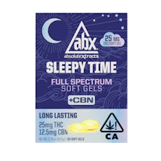 Sleepy Time 25mg Solventless CBN Soft Gels - 30ct - 25mg CBN 30ct