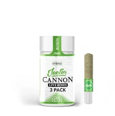 Ghost OG Live Rosin Cannon 3 Pack Pre-Roll