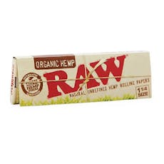 Raw Organic Hemp Papers 1-1/4 (50 Leaves) - Organic Hemp