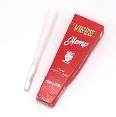 King Size Hemp Pre-Rolled Cones - 3-Pack