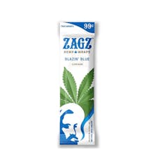 Zag Blazin Blue Hemp Wraps - 2-Pack Slow Burn - Hemp Wrap