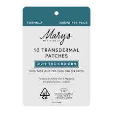 3:2:1 Formula Transdermal Patch - Patch Single