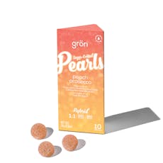 Gron Pearls - Peach Prosecco(S) CBD/THC 1:1 - 100mg