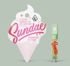 Strawberry N' Cream Vape 1g - Cart