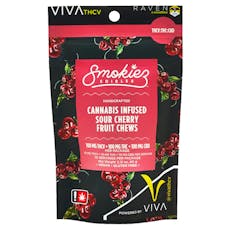 Sour Cherry 2:1 THCV (H) Fruit Chews 100mg *SPECIAL PRICING* - Sour Cherry THCV (H)