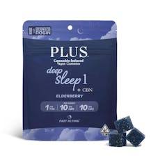 Plus Elderberry 1:10:10 THC:CBN:CBD Deep Sleep Gummies - Gummies