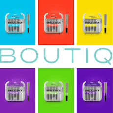 Boutiq - Pre-roll Minis Live Diamonds Infused - 2.5g (5pk) - Peach Kush - 5pc Package