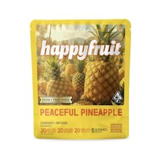 Peaceful Pineapple CBD+CBG Rosin Gummies - 5pk - Peaceful Pineapple CBD+CBG