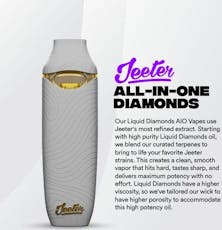 Jeeter - AIO Gelato Liquid Diamond Disposable 1g - Jeeter - AIO Gelato Liquid Diamond Disposable 1g