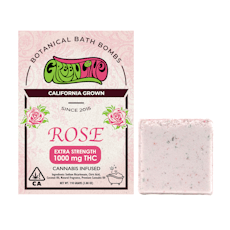 Extra Strength Rose Bath Bomb 1000mg - Bath Bomb