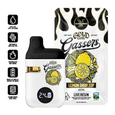 Claybourne Co. Gassers Gold Cuts 1G Vape AIO - Cherry Hearts