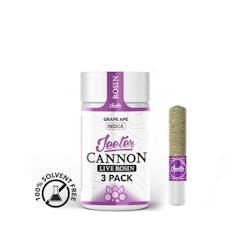 Grape Ape Cannon Live Rosin - 3 Pack