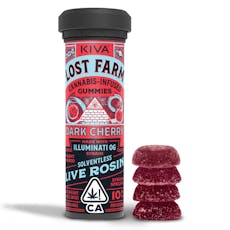 Dark Cherry x Illuminati OG - Rosin Lost Farm Gummies - Dark Cherry x Illuminati OG (I)