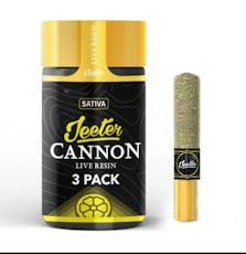 Pineapple Trainwreck (S) Live Rosin Cannon 3pk *SPECIAL PRICING* - Pineapple Trainwreck (S) Live Rosin 3pk