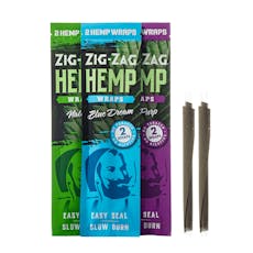 2pk - Organic Hemp Wraps - ZIG-ZAGS
