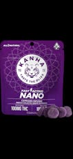 Kanha Galactic Grape Fast Acting 100mg Gummies