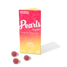 Raspberry Lemonade Gummie Pearls 100mg