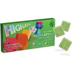 Green Apple 2:1 Gummies - Highatus - Sour Green Apple 2:1